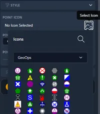 Icon set selection