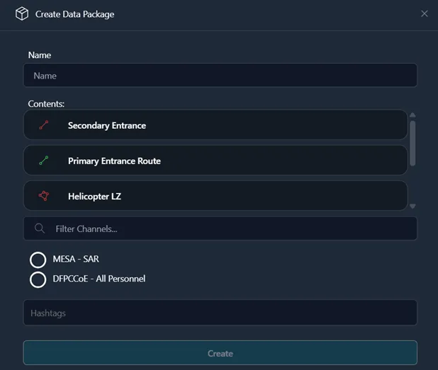 New Data Package option