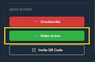 Make Active button