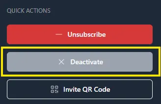Make Active and Deactivate